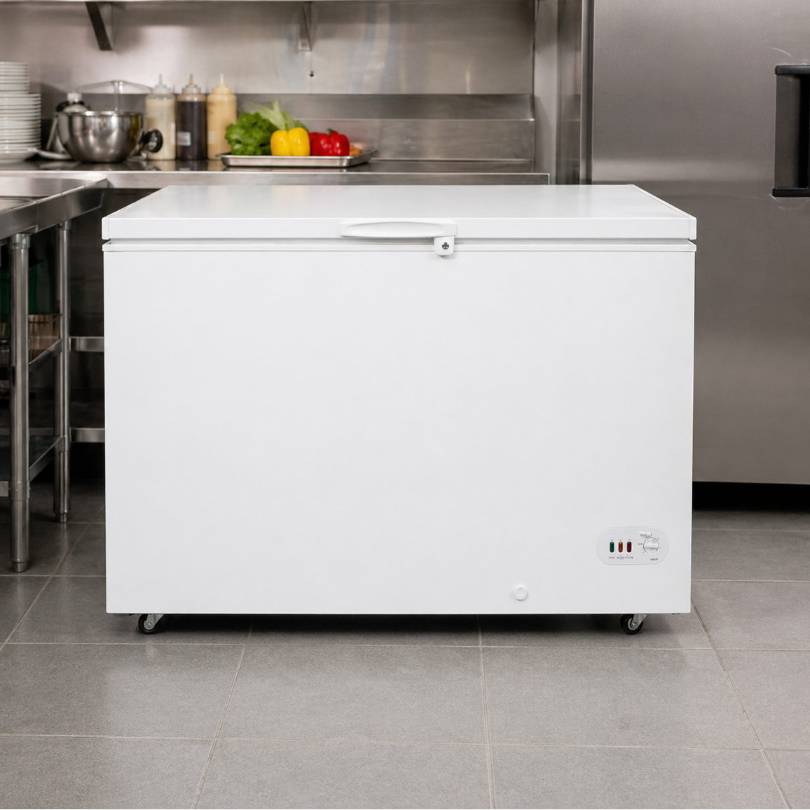 Admiral Craft Black Diamond Chest Freezer, Single Solid Door, 12.2 cu ft, in White BDCF-13R
