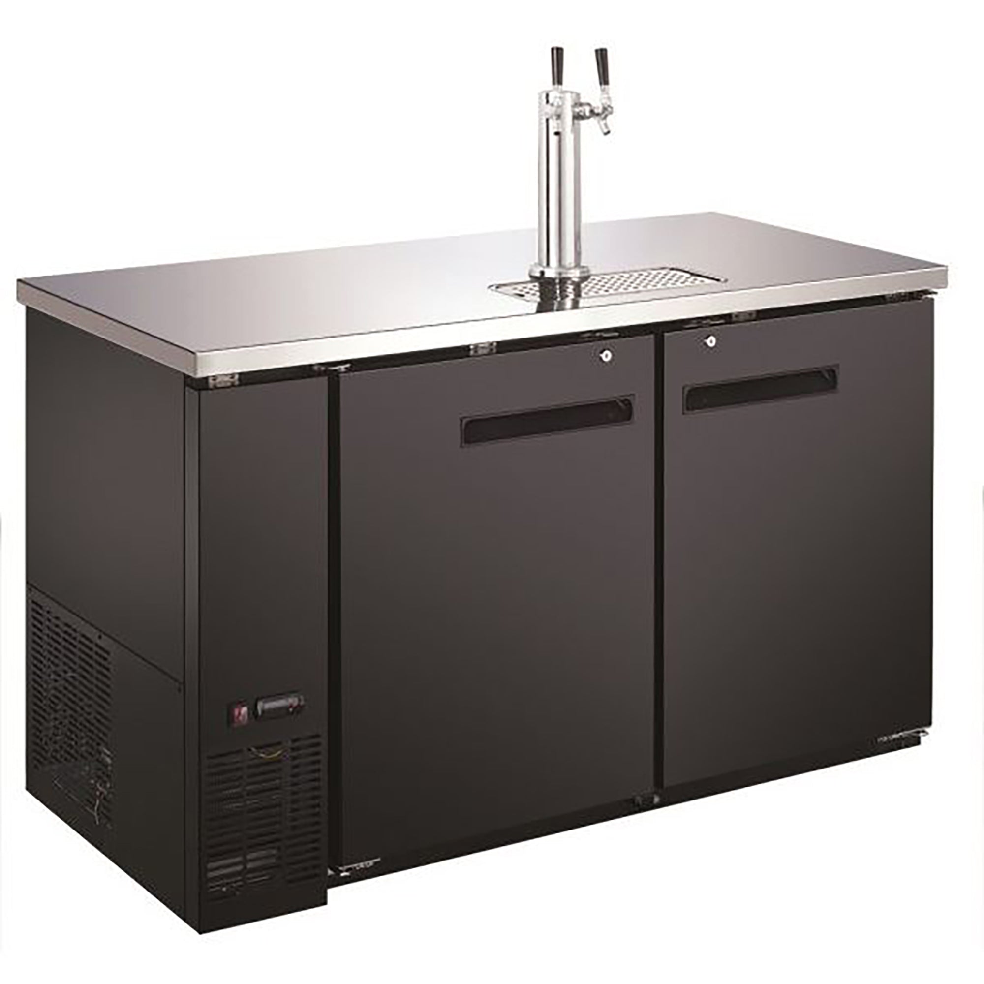 Admiral Craft U-Star Beer Dispenser, 19.1 cu ft Capacity, in Black USBD-5928/2