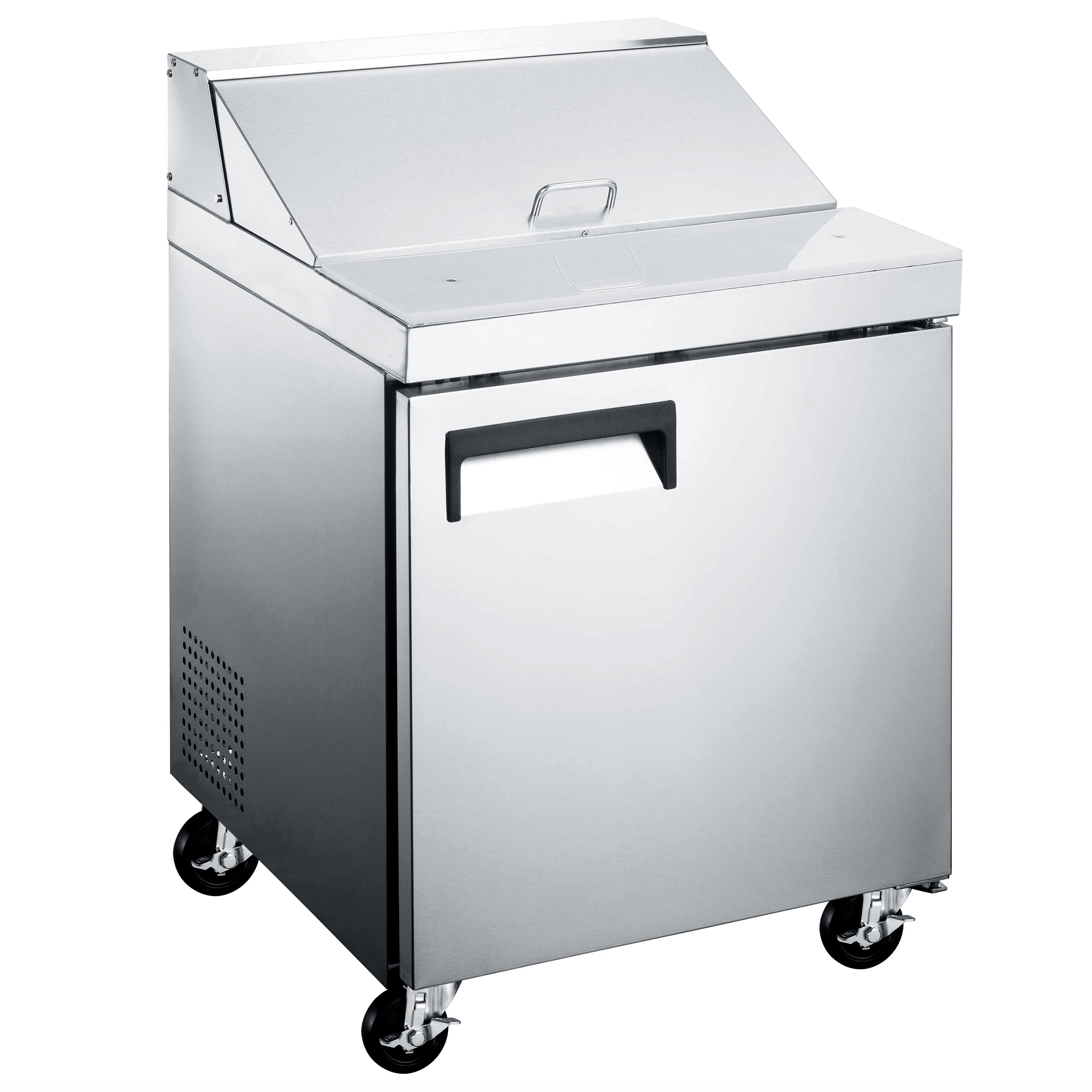 Admiral Craft Grista Refrigerated Salad/Sandwich Prep Table, Single Door, 27" in Stainless Steel GRSL-1D