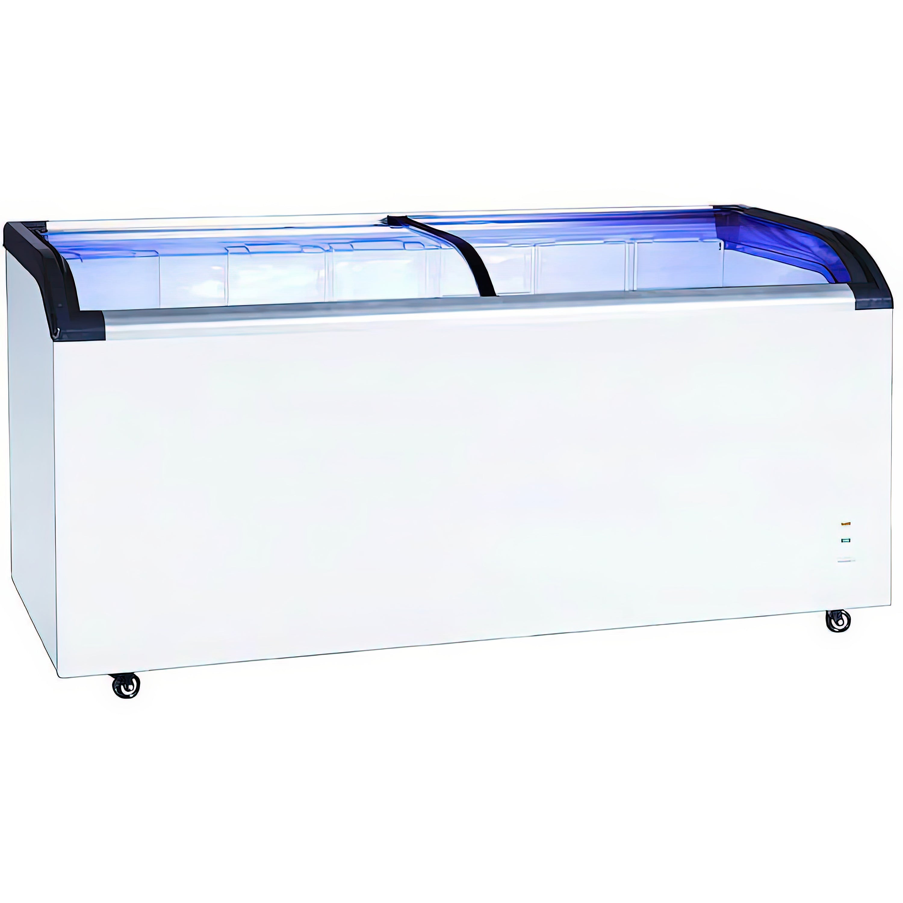 Admiral Craft Black Diamond Chest Freezer, Two Glass Doors, 19.2 cu ft, in White BDCF-19-CG