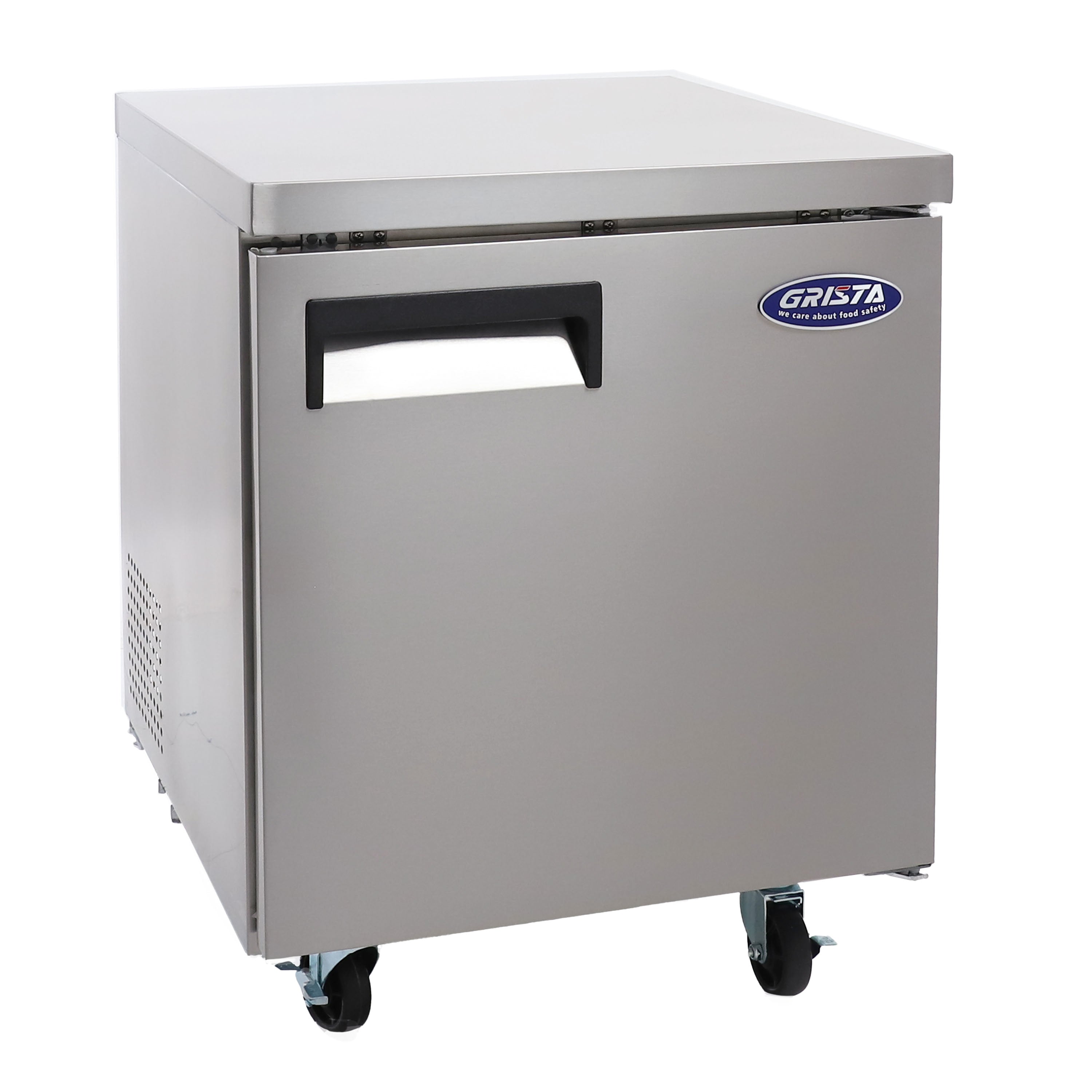 Admiral Craft Grista Undercounter Freezer, Single Solid Door, 6.3 cu ft Capacity, in Stainless Steel GRUCFZ-27