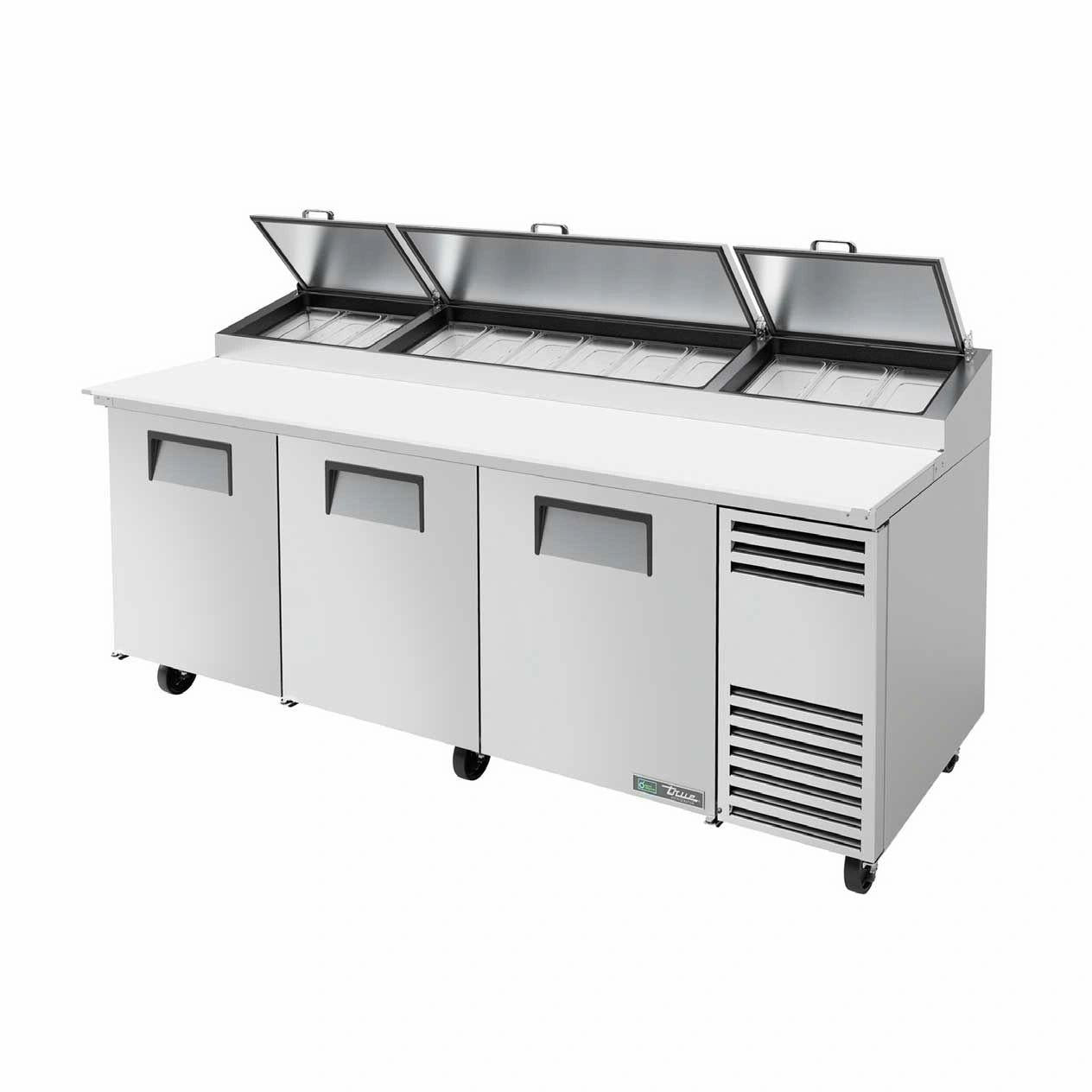 True TPP-AT-93-HC 93 inch Pizza Prep Table