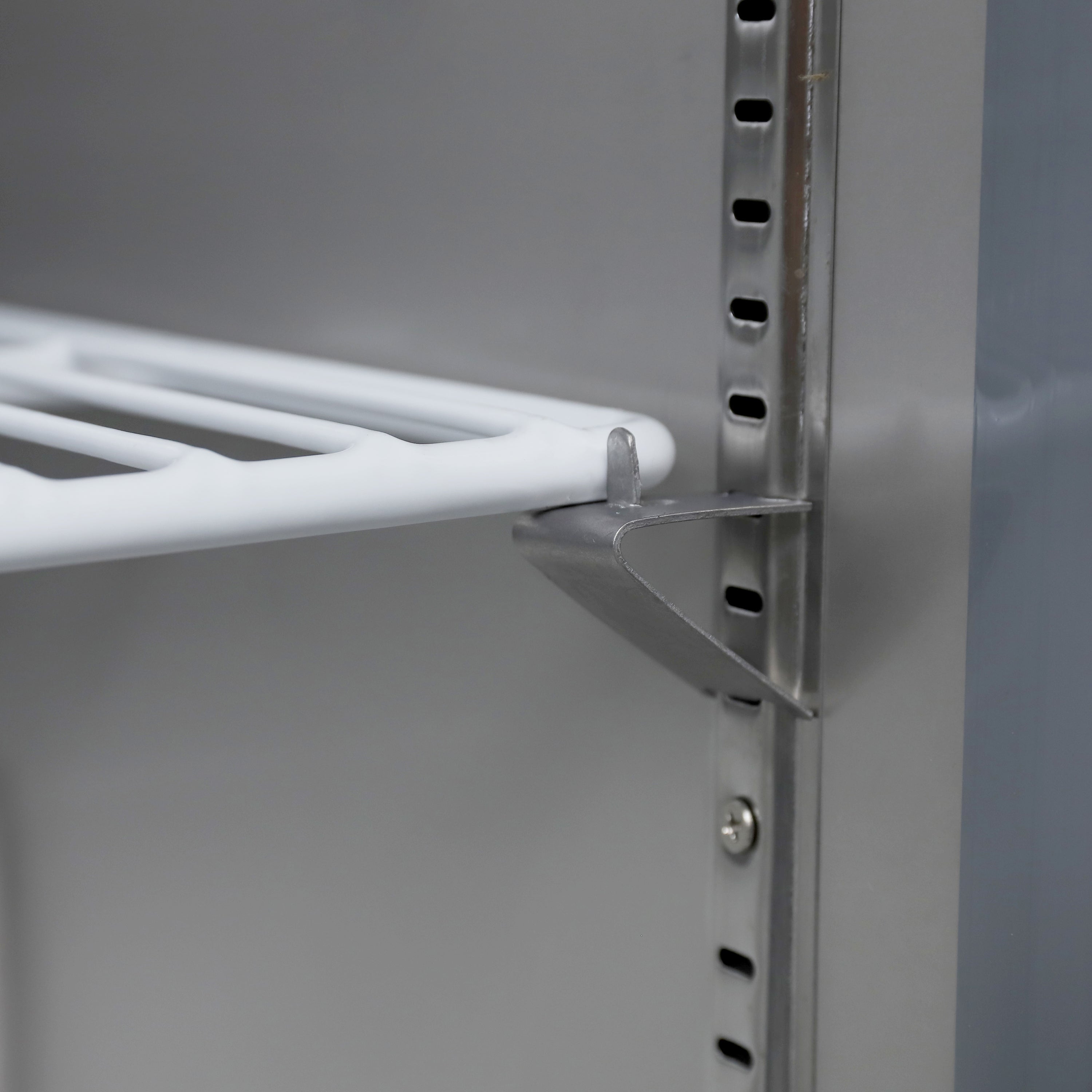 Admiral Craft Grista Undercounter Refrigerator, Double Solid Doors, 11.9 cu ft Capacity, in Stainless Steel GRUCRF-48