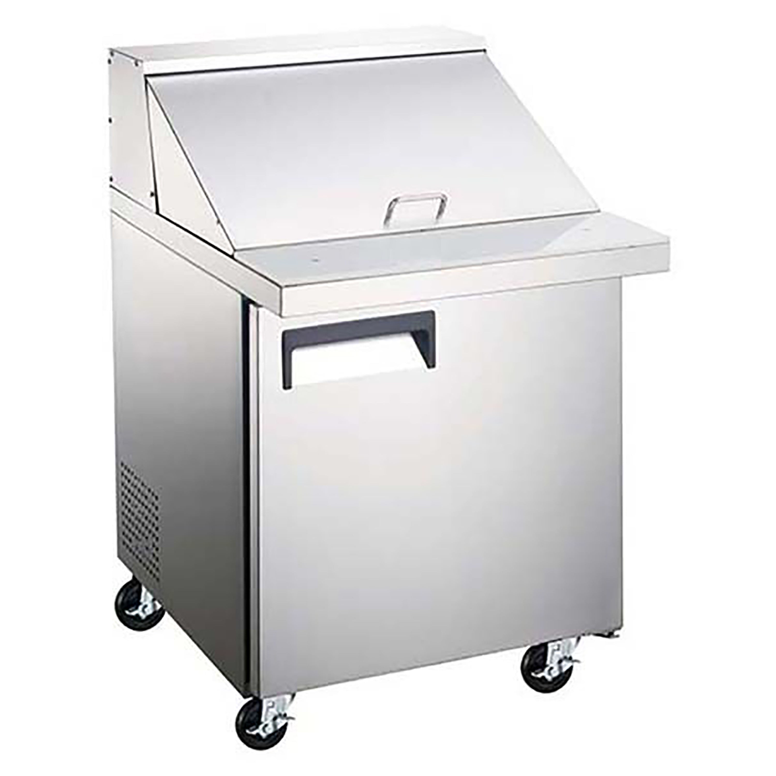 Admiral Craft Grista Refrigerated Mega Top Salad/Sandwich Prep Table, Single Door, 27", in Stainless Steel GRSLM-1D