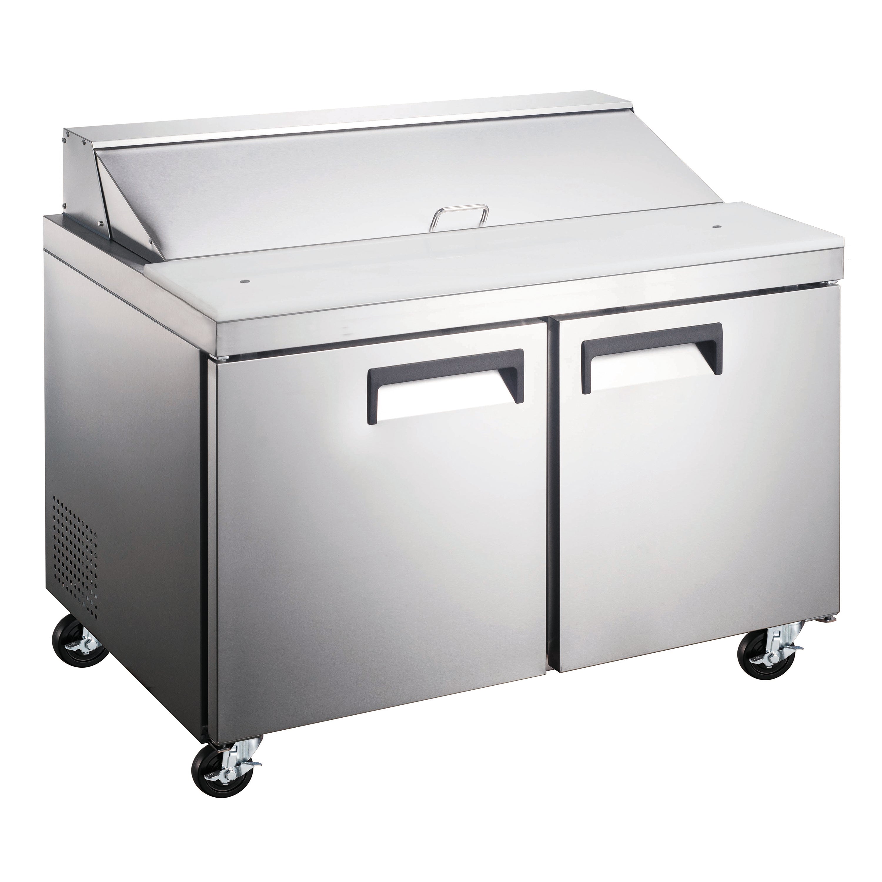 Admiral Craft U-Star Refrigerated Salad/Sandwich Prep Table, Two Solid Doors, in Stainless Steel USSL-2D/60